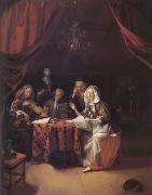 Godfried Schalcken A Family Concert (mk25 painting